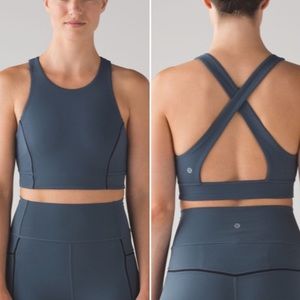 Lululemon Cropped Tank / Long Bra